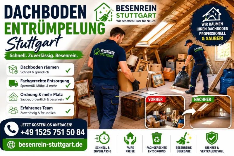 Dachbodenentrümpelung