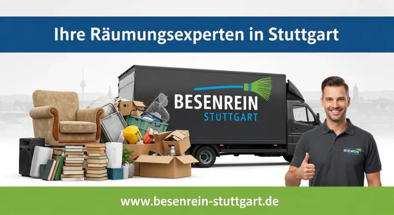 Apartment clearance in Stuttgart with disposal costs